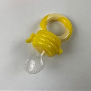 NatureBond Baby Fruit Feeder Teether Yellow